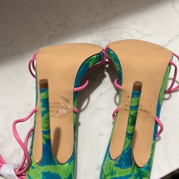 NWOT{Lemonade}Sz 8.5 Gelato Lace Up Stilettos - Picture 5 of 6